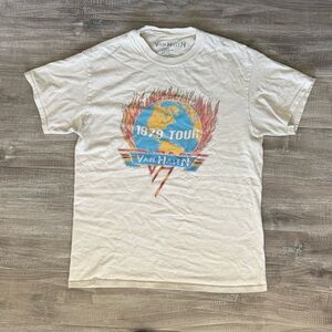 Van Halen 1979 Tour White Graphic Tee